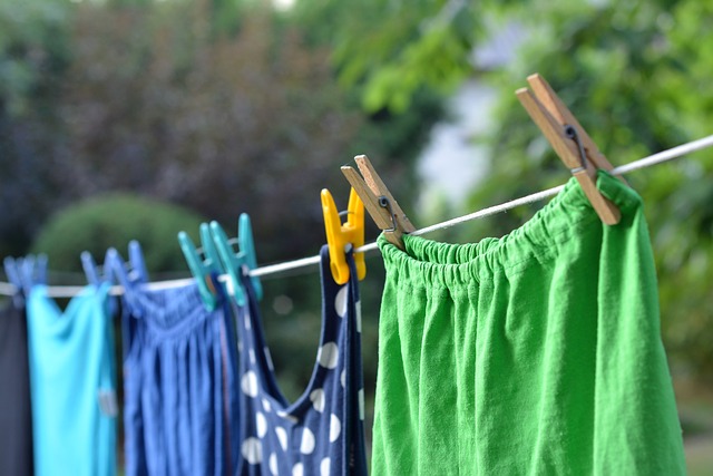 wash clothes with strong chemicals